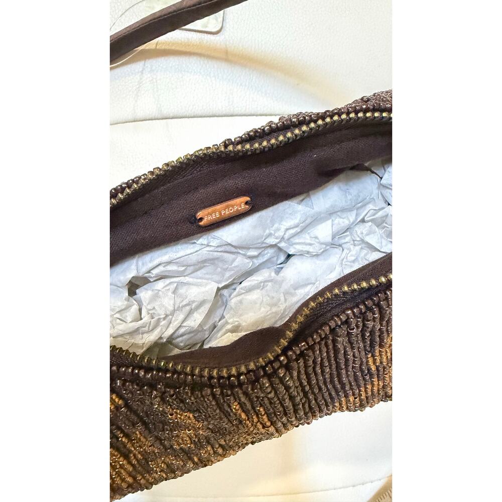 Free People Beaded Barrel Shoulder Bag – Black/Bronze – NWT $98 - Picture 9 of 10